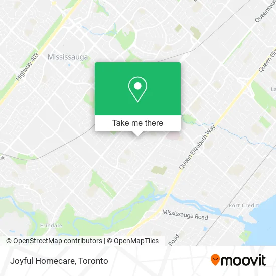 Joyful Homecare map
