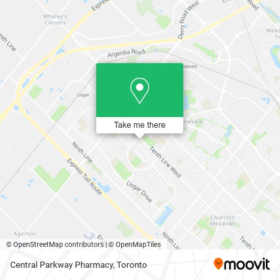 Central Parkway Pharmacy map