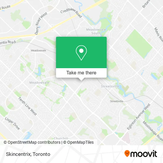 Skincentrix map