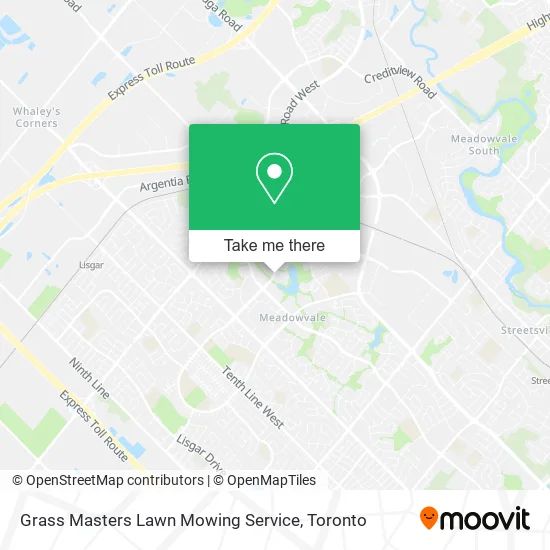 Grass Masters Lawn Mowing Service map