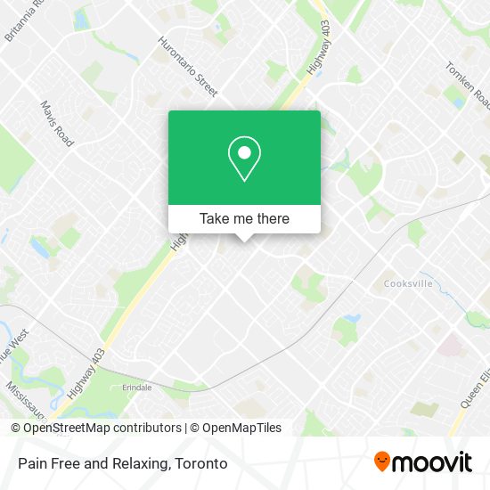 Pain Free and Relaxing map
