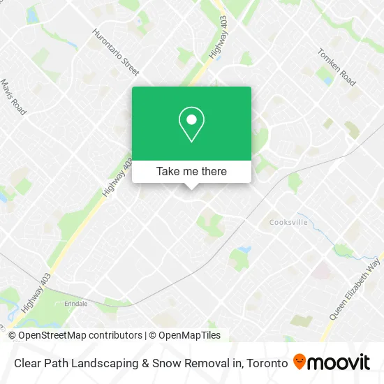 Clear Path Landscaping & Snow Removal in map