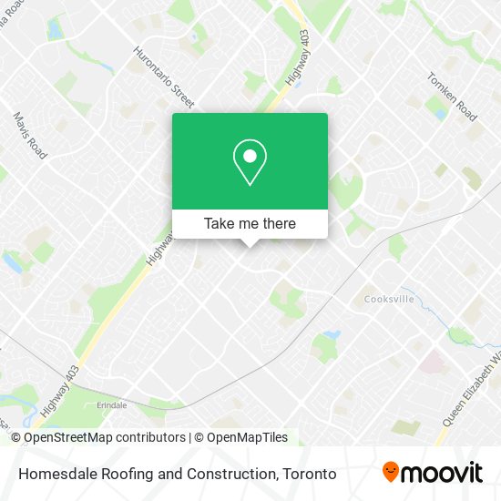 Homesdale Roofing and Construction map