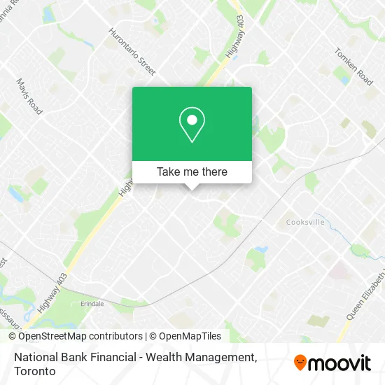 National Bank Financial - Wealth Management map