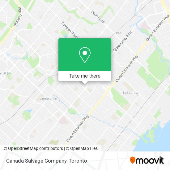 Canada Salvage Company map