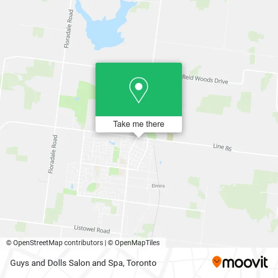 Guys and Dolls Salon and Spa map