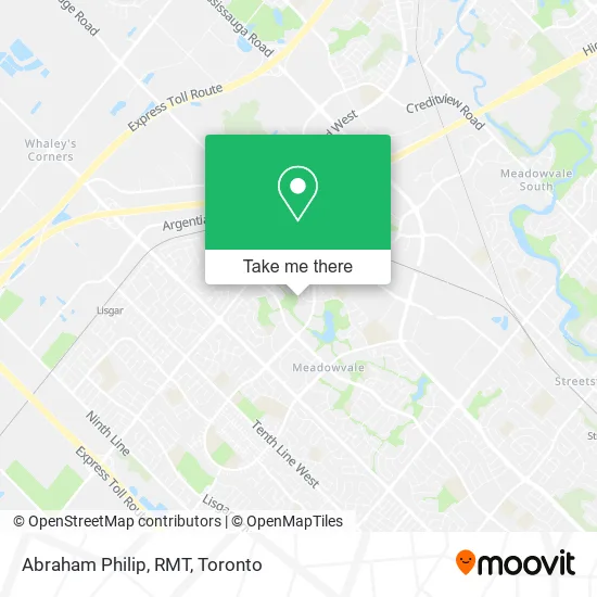 Abraham Philip, RMT map