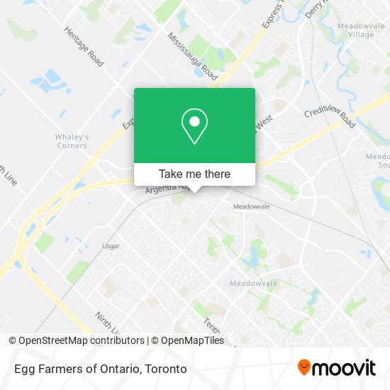 Egg Farmers of Ontario map
