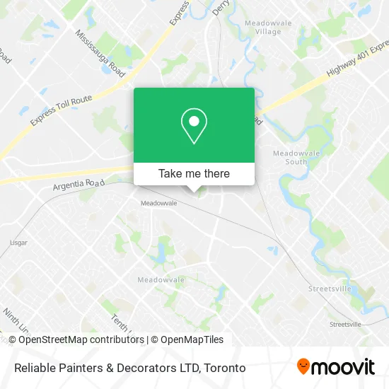 Reliable Painters & Decorators LTD map