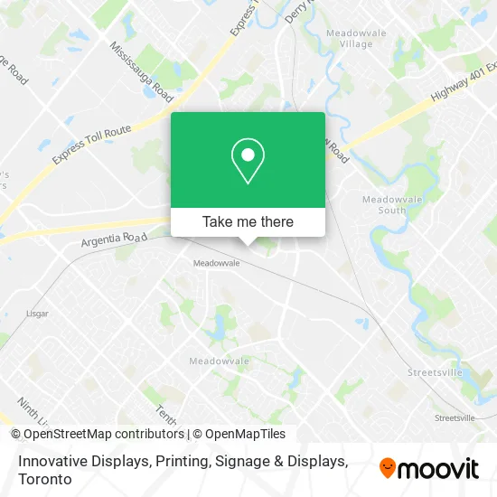 Innovative Displays, Printing, Signage & Displays map