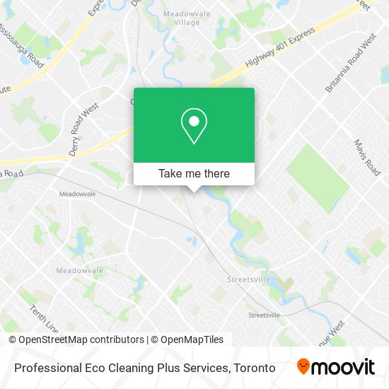 Professional Eco Cleaning Plus Services map