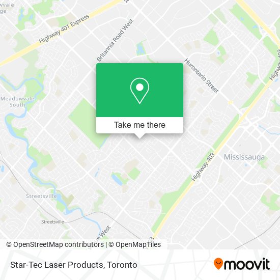 Star-Tec Laser Products map