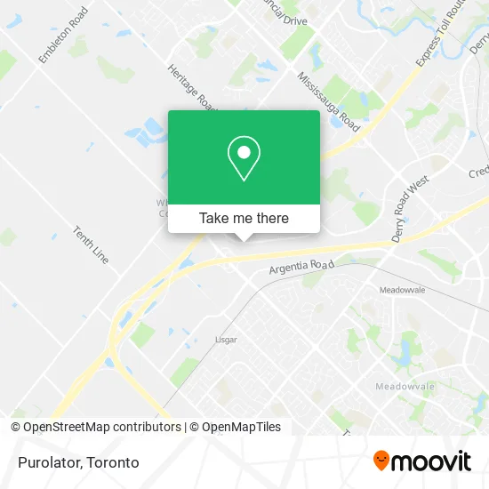 Purolator map