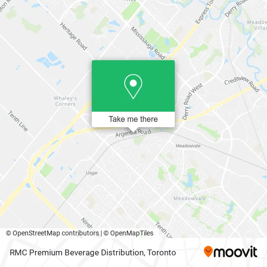 RMC Premium Beverage Distribution map