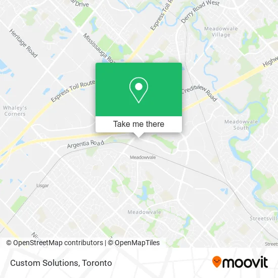 Custom Solutions map