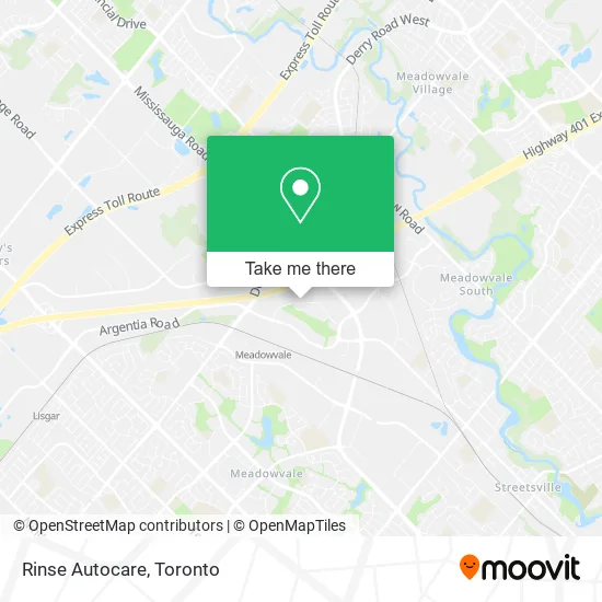 Rinse Autocare map