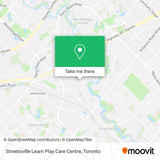 Streetsville Learn Play Care Centre map