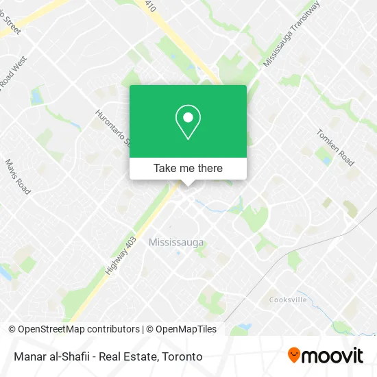 Manar al-Shafii - Real Estate map