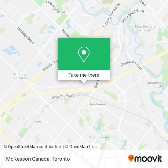 McKesson Canada map