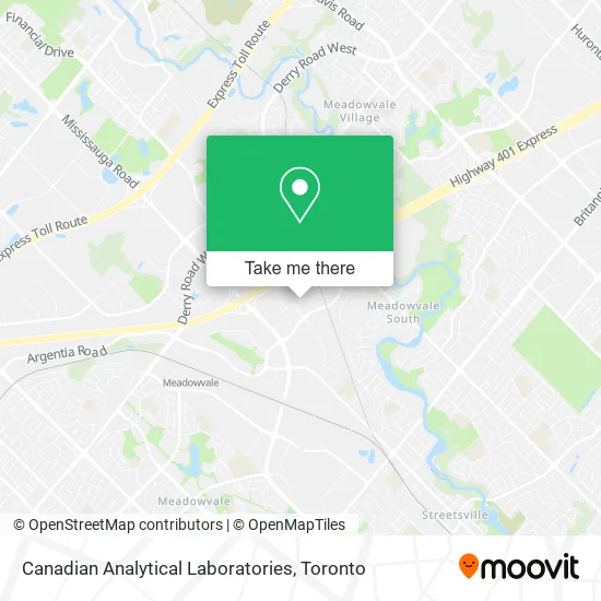 Canadian Analytical Laboratories map