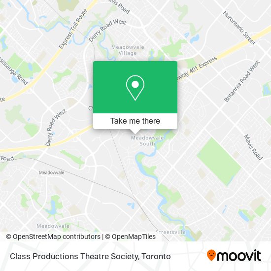 Class Productions Theatre Society plan