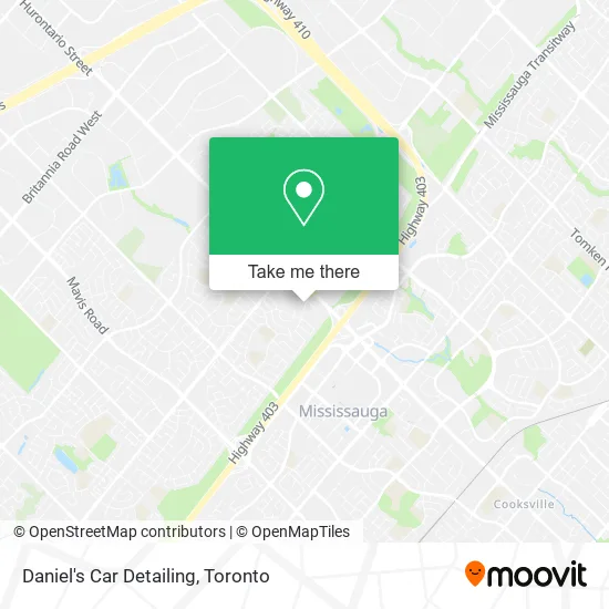 Daniel's Car Detailing map