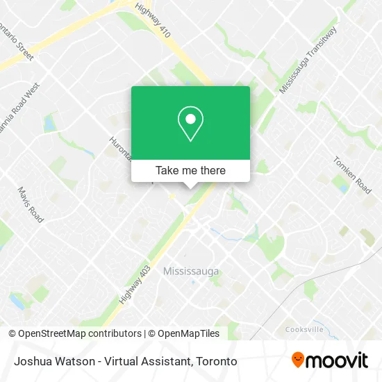 Joshua Watson - Virtual Assistant map