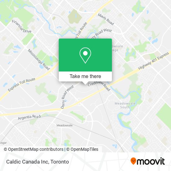 Caldic Canada Inc map