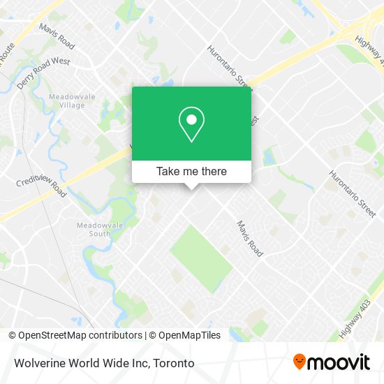 Wolverine World Wide Inc map