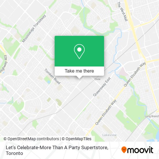 Let's Celebrate-More Than A Party Supertstore map