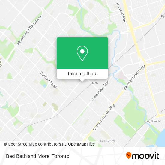 Bed Bath and More map