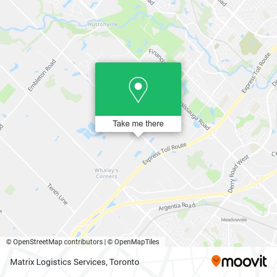 Matrix Logistics Services map