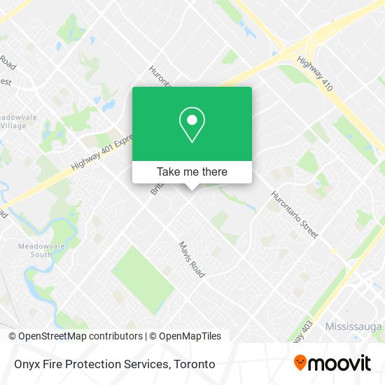 Onyx Fire Protection Services map