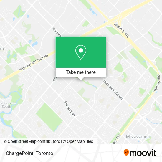 ChargePoint map