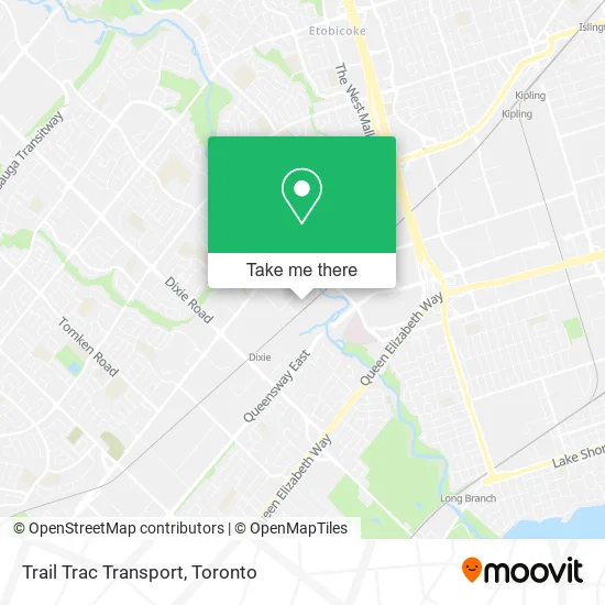 Trail Trac Transport map