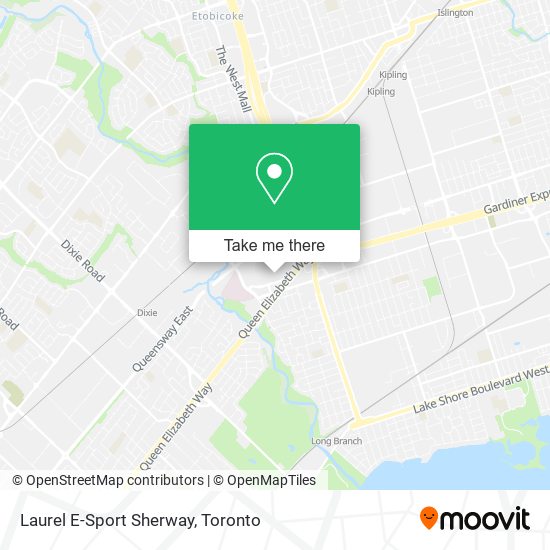Laurel E-Sport Sherway map