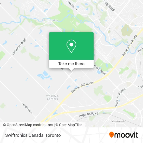 Swiftronics Canada map