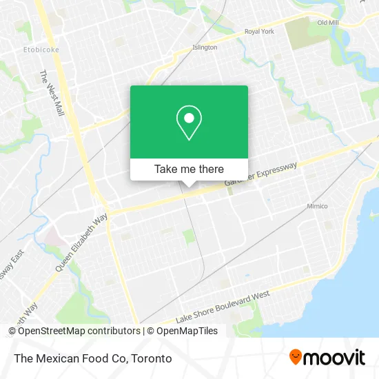 The Mexican Food Co map