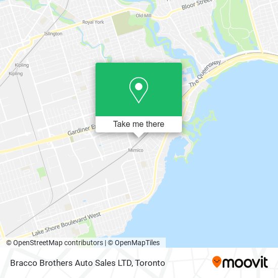 Bracco Brothers Auto Sales LTD map