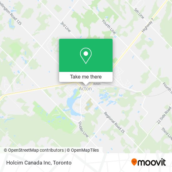 Holcim Canada Inc map