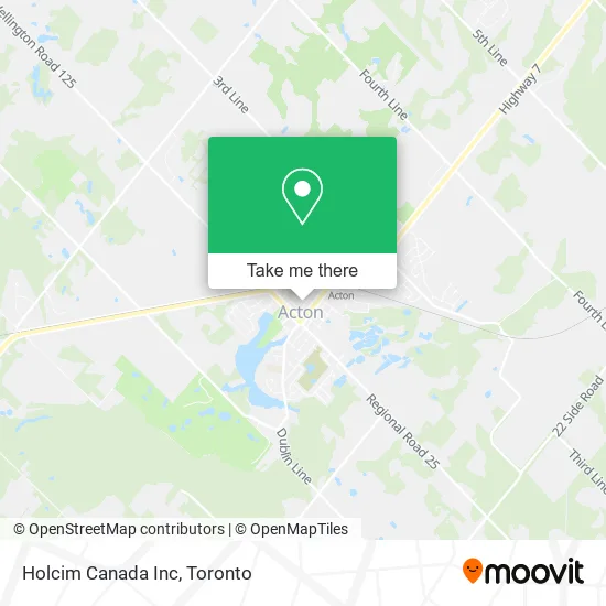 Holcim Canada Inc map