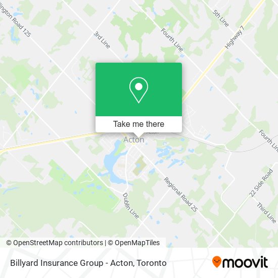 Billyard Insurance Group - Acton plan