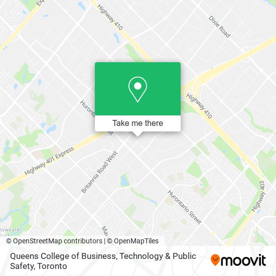 Queens College of Business, Technology & Public Safety map