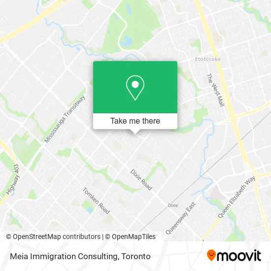 Meia Immigration Consulting map