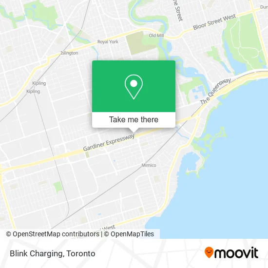 Blink Charging map