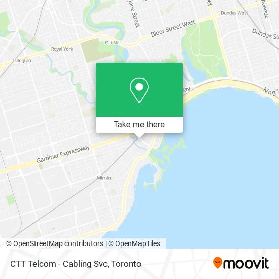 CTT Telcom - Cabling Svc map