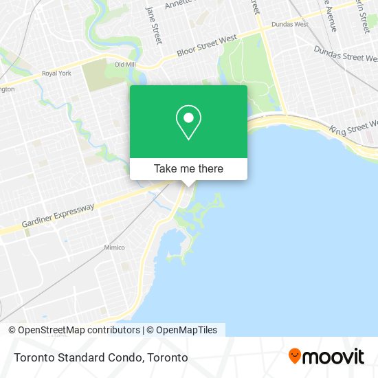 Toronto Standard Condo map
