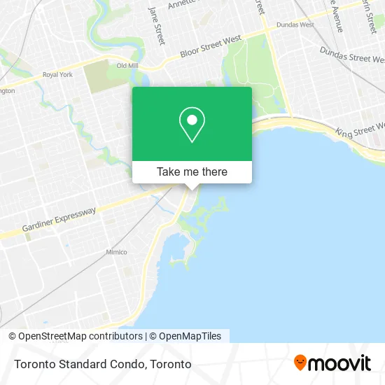 Toronto Standard Condo map