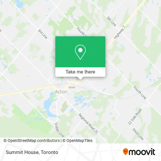 Summit House map