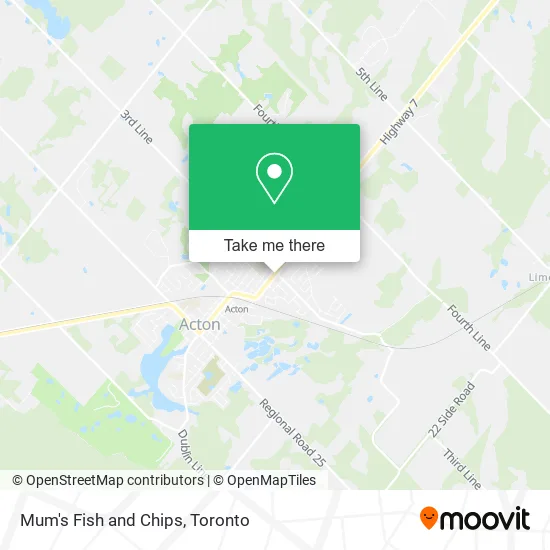 Mum's Fish and Chips map
